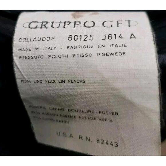 Joan & David Italian Black & white Wool Women's Jacket Coat Vintage Size 40/6 - Picture 8 of 8